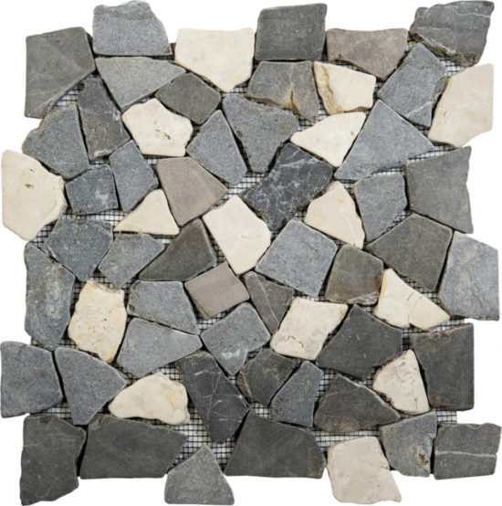 White/Grey/Black Opus Interlocking Mosaic