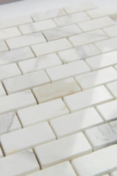 1X2 Polished Calacatta Mosaic | Gemini Tile and Marble