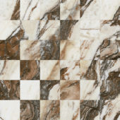 2X2 Mosaic-Polished Revere Red | Gemini Tile and Marble