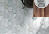 Alma 5.5X6.3” Grey Decor* Hexagon | Gemini Tile and Marble