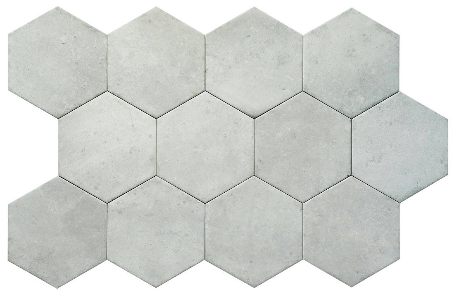 Alma 5.5X6.3” Grey Hexagon | Gemini Tile and Marble