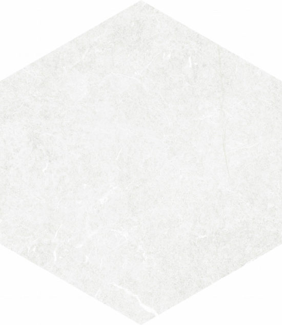 Form 5.5X6.3” White Hexagon | Gemini Tile and Marble