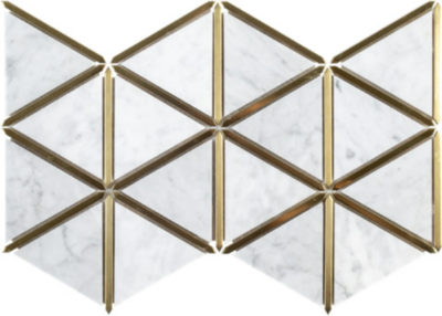 Gilded Triangles Mosaic