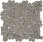 Grey Reconstituted Pebble Interlocking Mosaic | Gemini Tile and Marble