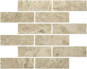 Ivory 2X6 Mosaic | Gemini Tile and Marble