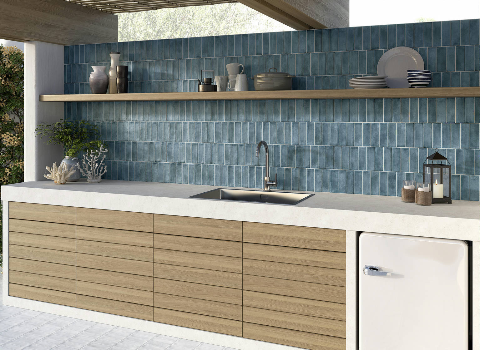 Lisbon 2X6 Blue | Gemini Tile and Marble