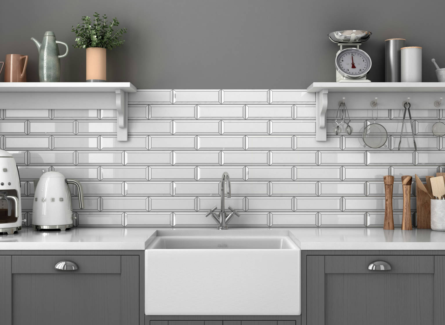 Marco 3X9 White | Gemini Tile and Marble