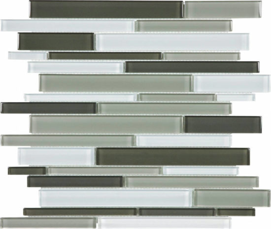 Mineral Blend Random Strip Mosaic | Gemini Tile and Marble