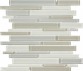 Natural Blend Random Strip Mosaic | Gemini Tile and Marble