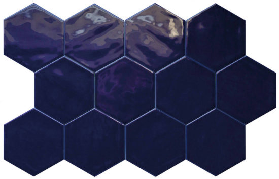 Ronda 5.5X6.3” Cobalt Hexagon | Gemini Tile and Marble