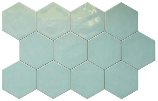 Ronda 5.5X6.3” Mint Hexagon | Gemini Tile and Marble