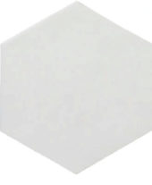 Ronda 5.5X6.3” White Hexagon | Gemini Tile and Marble