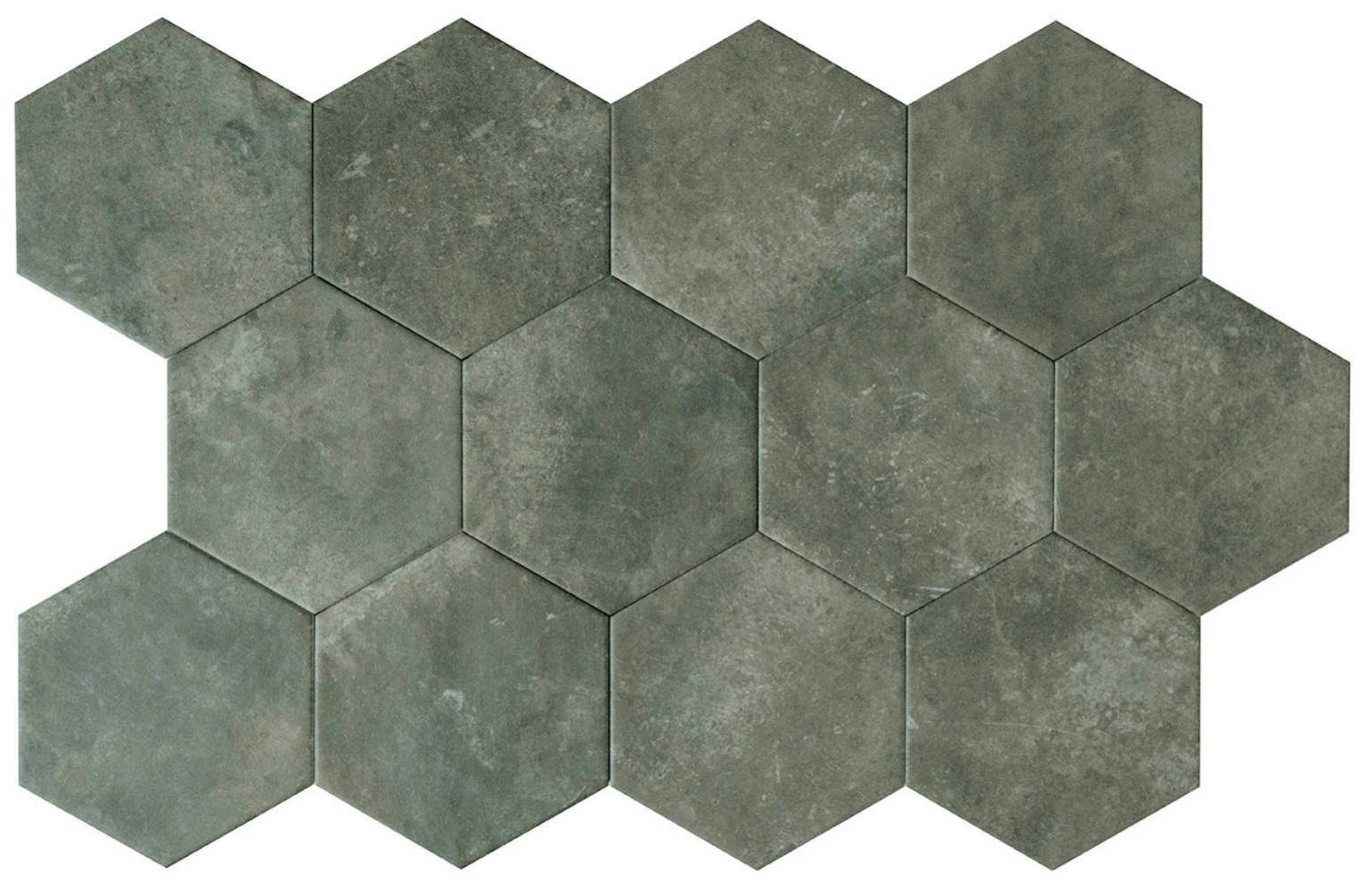 Seville 5.5X6.3” Black Hexagon | Gemini Tile and Marble