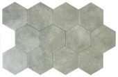 Seville 5.5X6.3” Grey Hexagon | Gemini Tile and Marble