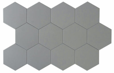 Vida 5.5X6.3” Grey Hexagon