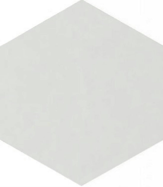 Vida 5.5X6.3” White Hexagon | Gemini Tile and Marble