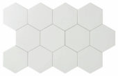 Vida 5.5X6.3” White Hexagon | Gemini Tile and Marble