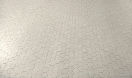 Ashland 3" Hexagon Cream Mosaic | Gemini Tile and Marble