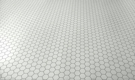 Ashland 3" Hexagon White Mosaic | Gemini Tile and Marble