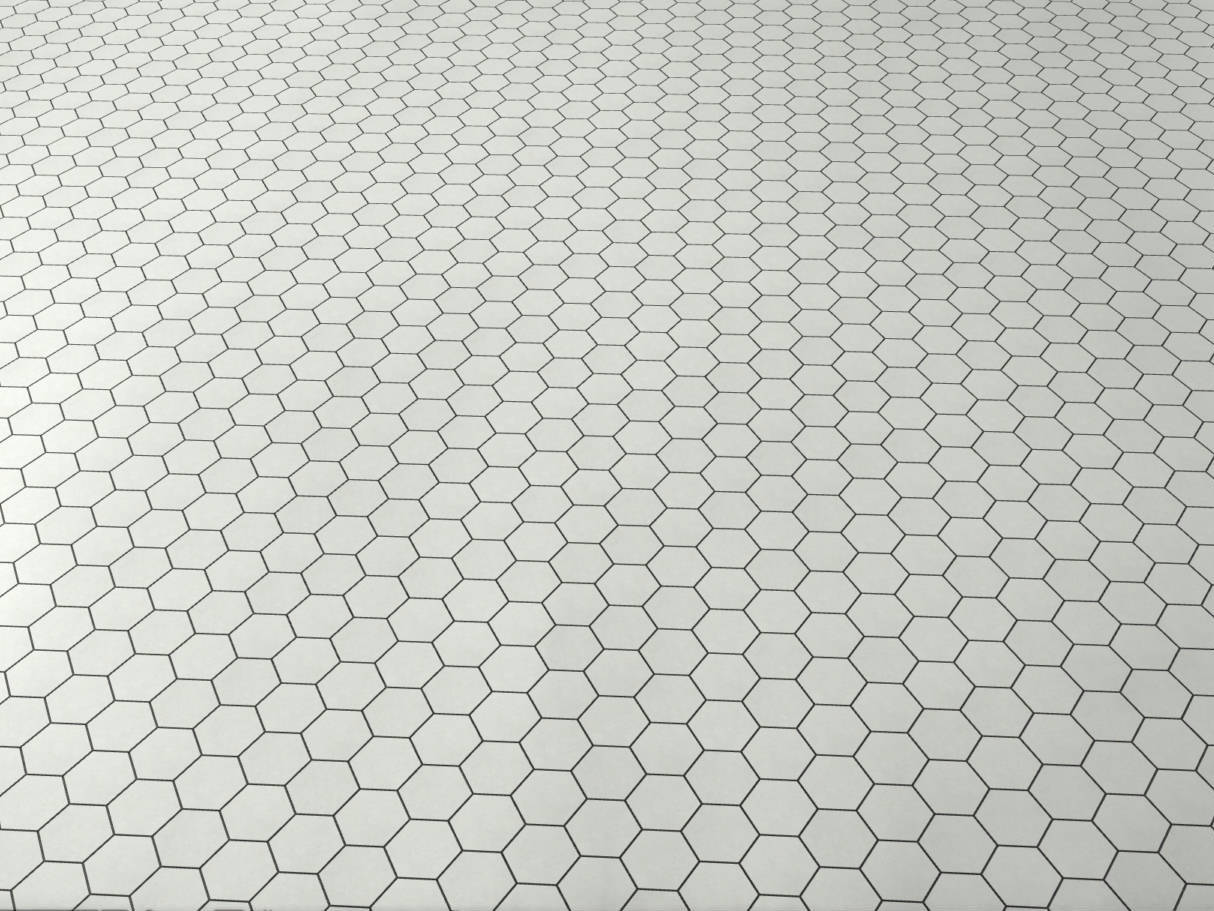Ashland White Hexagon 3X3 | Gemini Tile and Marble