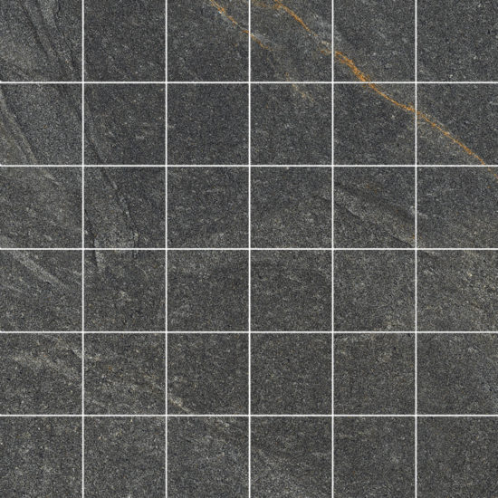 Capri Dark Grey 2X2 Mosaic | Gemini Tile and Marble