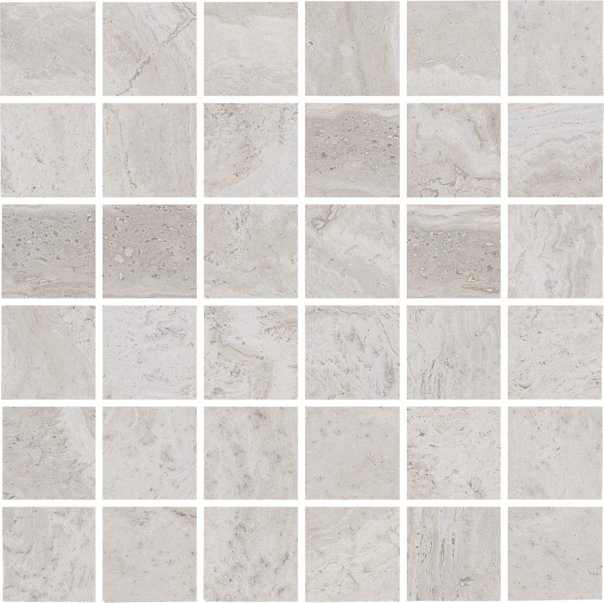 2X2 Spirit Silver Mosaic | Gemini Tile and Marble