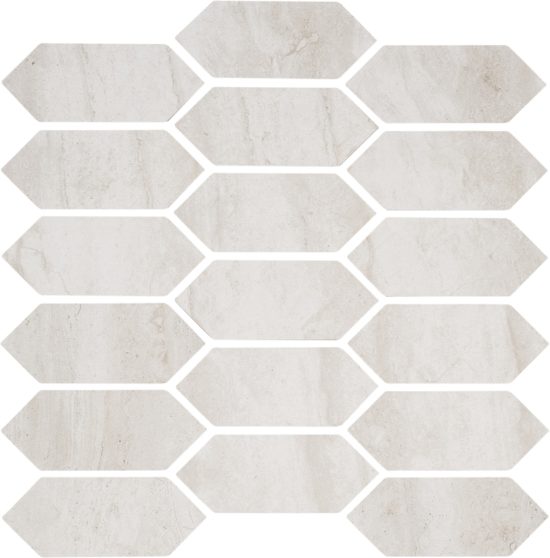 Soul Ivory Picket Mosaic | Gemini Tile and Marble