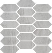 Spirit Silver Picket Mosaic | Gemini Tile and Marble