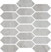 Spirit Silver Picket Mosaic | Gemini Tile and Marble