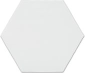 6" Bray Powder Glossy Hexagon | Gemini Tile and Marble