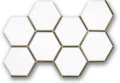 Gilded Hex Mosaic | Gemini Tile and Marble