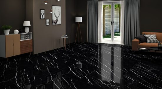 Treasure Midnight Nero 24x48 Polished | Gemini Tile and Marble