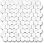 Polished 1" Infatuation Hex Mosaic | Gemini Tile and Marble