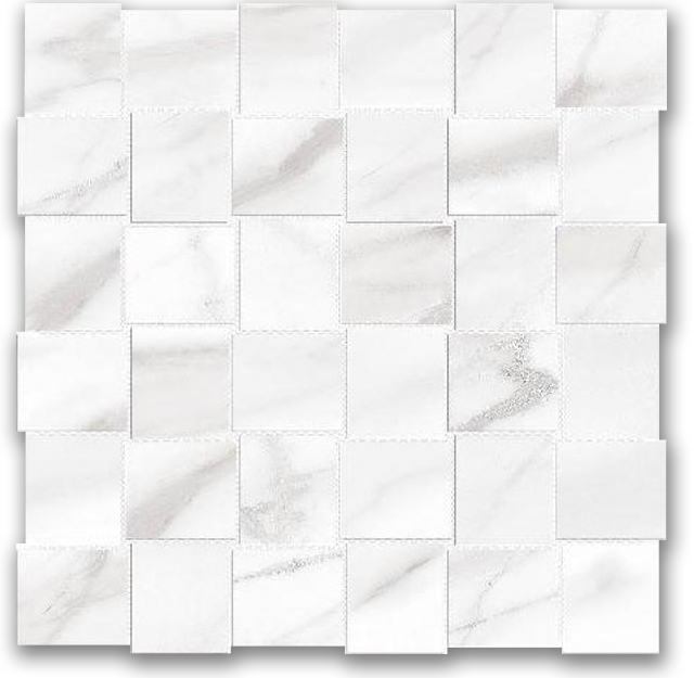 Polished 2X2 Infatuation Basketweave Mosaic | Gemini Tile and Marble