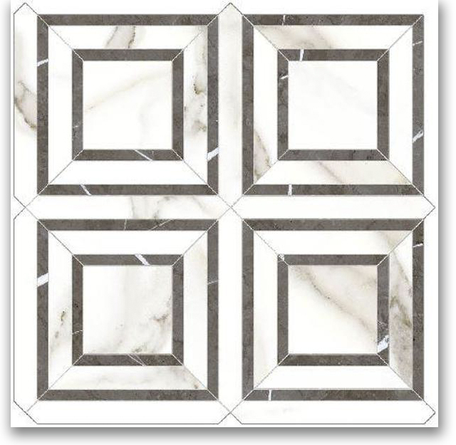 Polished Adoration Piazza Mosaic | Gemini Tile and Marble