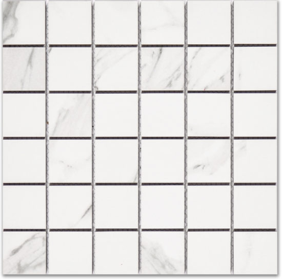 Treasure Statuario 2x2 Polished Mosaic | Gemini Tile and Marble