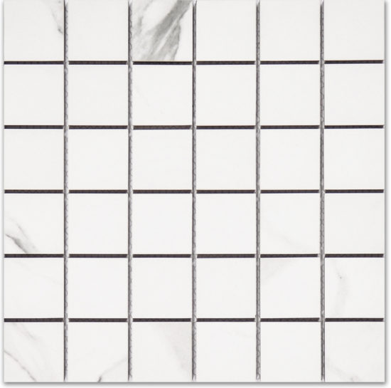 Treasure Statuario 2x2 Polished Mosaic | Gemini Tile and Marble