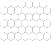 Treasure Ultimate Dolomite 2x2 Carved Hexagon Mosaic | Gemini Tile and Marble