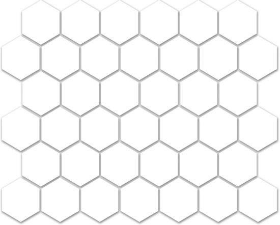 Treasure Ultimate Dolomite 2x2 Carved Hexagon Mosaic | Gemini Tile and Marble