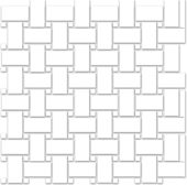 Treasure Ultimate Dolomite Polished Basketweave Mosaic | Gemini Tile and Marble