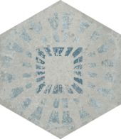 Alma 5.5X6.3 Grey Decor Hexagon | Gemini Tile and Marble