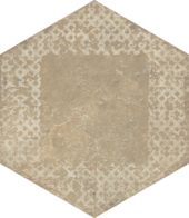 Alma 5.5X6.3 Sand Decor Hexagon | Gemini Tile and Marble