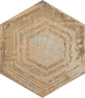 Alma 5.5X6.3 Sand Decor Hexagon | Gemini Tile and Marble