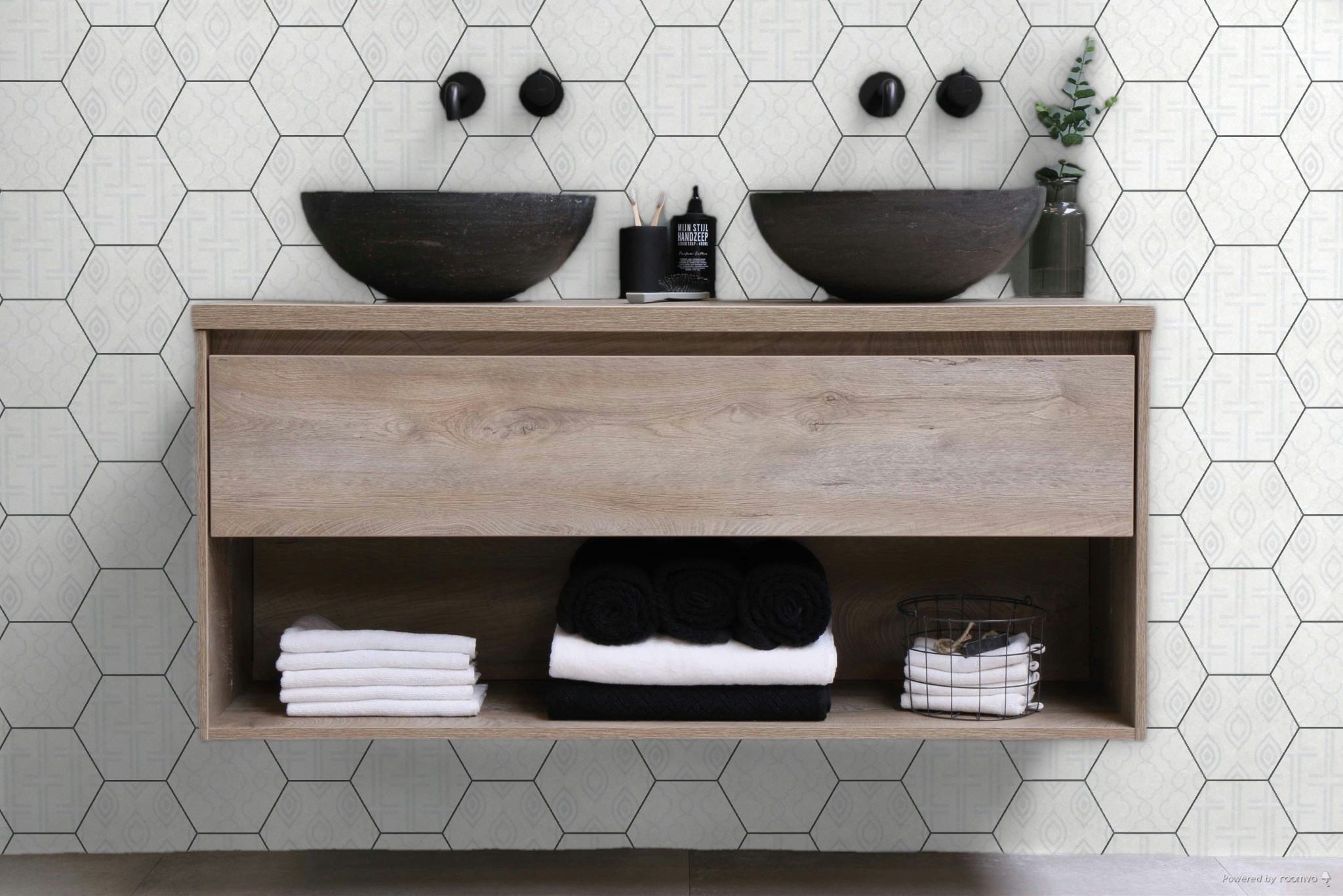 Form 5.5X6.3” White Decor* Hexagon | Gemini Tile and Marble