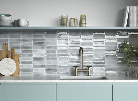 Aruba Steel Gloss 2x6 | Gemini Tile and Marble