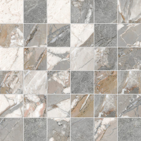 Dynasty Grey 2X2 Mosaic | Gemini Tile and Marble