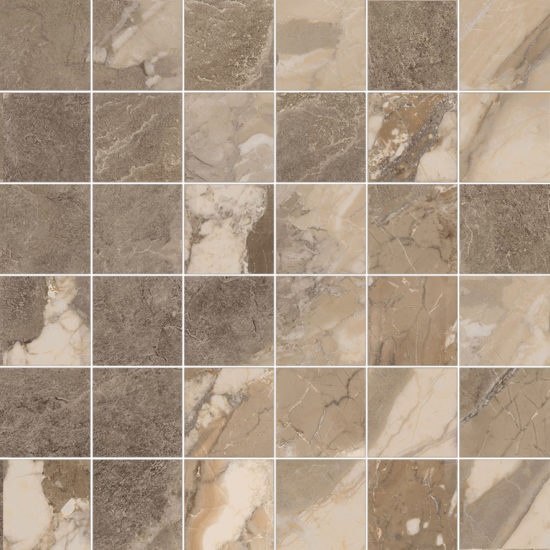 Dynasty Taupe 2X2 Mosaic | Gemini Tile and Marble