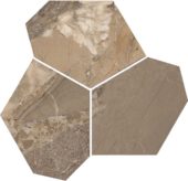 Dynasty Taupe Polished/Matte 11X12 Eggs Mosaic | Gemini Tile and Marble