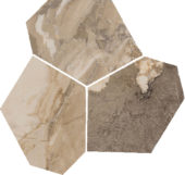 Dynasty Taupe Polished/Matte 11X12 Eggs Mosaic | Gemini Tile and Marble