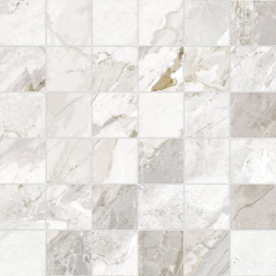 Dynasty White 2X2 Mosaic